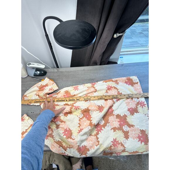 Faherty Ramona Dress Floral Mini Dress Small - Picture 10 of 11